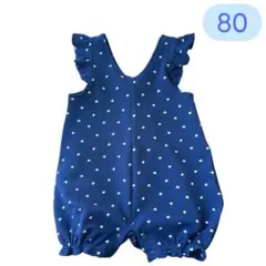 【新品】バースデイ　cottoli ロンパース　ハートドット柄