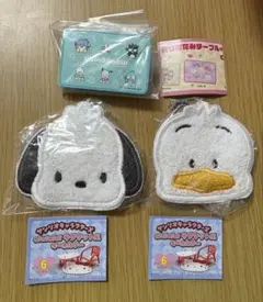 サンリオ　はぴだんぶい　ガチャ3個セット　ポチャッコ　ペックル