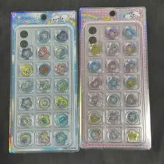 おはじきシール　キラコロ　ぷくぷくあわわちゃん　ハッピーマーチ