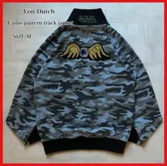 ボンダッチ 迷彩柄トラックジャケット フライングアイボール Y2K ラグラン M