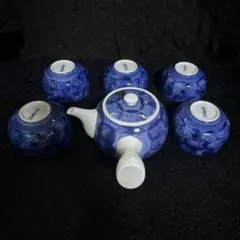 茶器セット 山水画模様 ティーセット 陶磁器 - メルカリ
