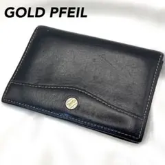 GOLD PFEIL カードケース 名刺入れ ブラック 黒 コンパクトのサムネイル
