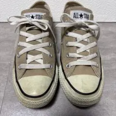 CONVERSE ALL STAR コンバース　ローカット ベージュ スニーカー