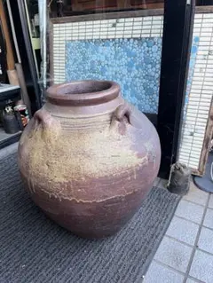 鍋島焼 名工 嘉秀 作 盛上彩釉 柿図 飾壺 陶器 壺 高さ約25㎝ - メルカリ
