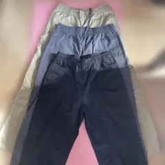 GU 349119 メンズ シェフパンツ(丈標準) 3枚