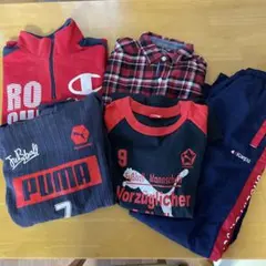 PUMAトレーナー・Tシャツ他まとめ売り160センチ５点セット