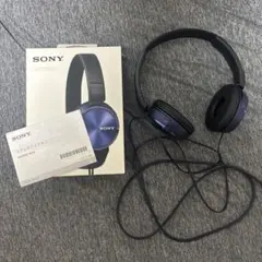 SONY ワイヤレスヘッドホン ブルー EXTRA BASS - メルカリ