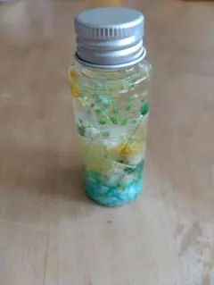 ハンドメイド ハーバリウム 黄色