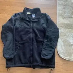 PECKHAM ブラック フリースジャケット