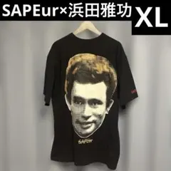 SAPEur×浜田雅功 ジェムス田Tee Tシャツ 黒 サプールのサムネイル