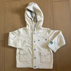 CHERBIC フード付きトレーナー クリーム色