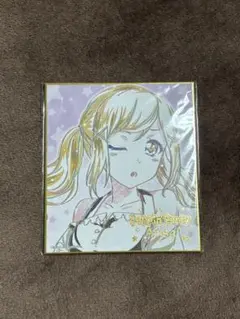 BanG Dream! Poppin'Party 市ヶ谷有咲 ミニ色紙
