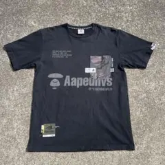 Aape カモフラージュポケット Tシャツ ブラック Lサイズのサムネイル