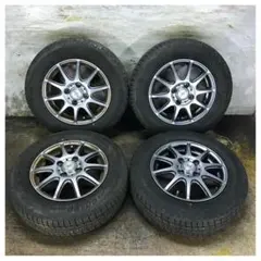 DUNLOP 155/65R13 スタッドレスタイヤ アルミホイール付 - メルカリ