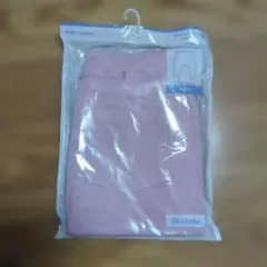 GU baby 10分丈 サマナルパンツ PINK リブ　90cm