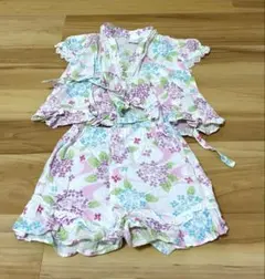 ベビー　甚平　90 花柄