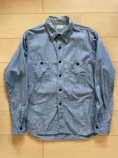 atlast&co ベンチレーション シャンブレーシャツ 14 アットラスト