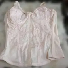 ピンク レース ブライダルインナーE80補正下着　見本品