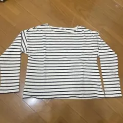 earth music&ecology ストライプ 長袖 Tシャツ F