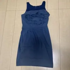 BCBGMAXAZRIA ノースリーブドレス ブルー サイズ4のサムネイル