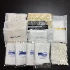 【新品・未使用】ホテルアメニティ 12点セットボディタオル