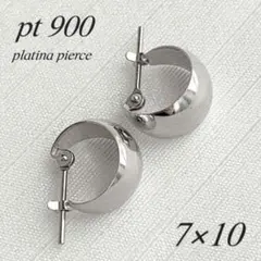 特価！Pt900プラチナ 新品 甲丸 スナップピアス 2×15mm 2x15 - メルカリ