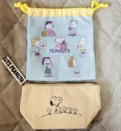 【新品未使用】スヌーピー　ポーチ　巾着　まとめ売り