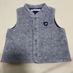 も*ん様 familiar ベビーベスト 90 グレー