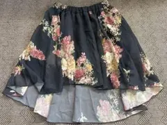 rienda リエンダ ミニスカート 花柄 スカパン パンツ マーメイド フリル