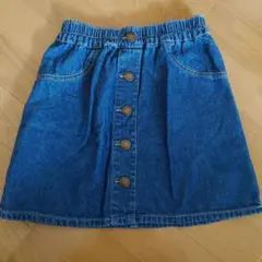 デニムスカート 140 コットン100%