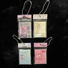 サンリオ タイルシールミニチュアチャーム　シナモン　クロミ　プリン　キティー