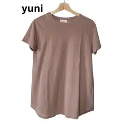 yuni ピンク 半袖 Tシャツ ユニ くすみピンク フリーサイズ カットソーのサムネイル