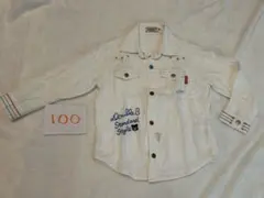 DOUBLE_B 美品　厚め長袖シャツ 100cm