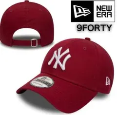 ニューエラ Newera 帽子 キャップ 9FORTY ヤンキース ダークレッドのサムネイル