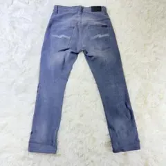 【ヌーディージーンズ】デニムパンツ W28 L32 ライトグレー ジーンズのサムネイル