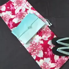 綿麻♪ウグイスに涼やかな芭蕉花☆高級 綿麻浴衣☆新品 浴衣セット 3点
