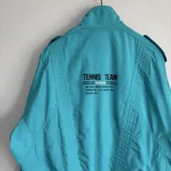 YAMAHA ヤマハ テニス tennis team ジャケット L ブルゾン緑