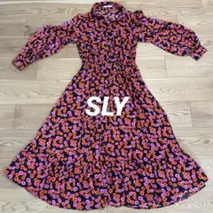 SLY ワンピース　花柄　ピンク