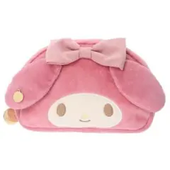 Maison de Fleur マイメロディ ピンクポーチ リボン付き