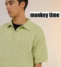 monkey time COTTON WATERMARK PL/ポロシャツ Mのサムネイル