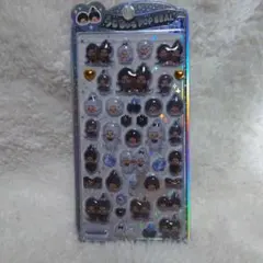 【正規品】もんちっち うるちゅるPOPシール 黒 即購入OK