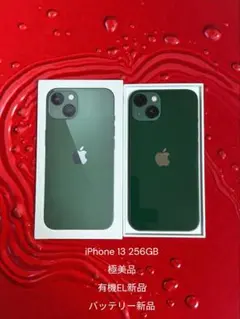 [年始セール3200円引]iPhone 13 256GB グリーン 極美品