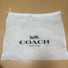 COACH ロゴ入り不織布バッグ 大