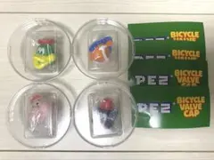 PEZ バイシクルバルブキャップ ガチャ 4種セット