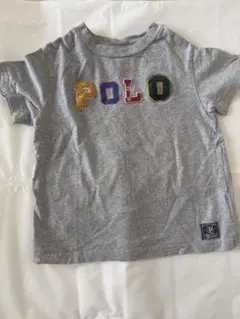 Polo 刺繍 Tシャツ グレー