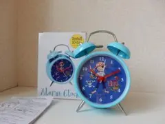 ルミカ☆ティレルカッツ☆バックライト付き目覚まし時計　パイレーツ/ブルー