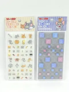 【新品未使用♪ 】　トムとジェリー ドロップブロックシールセット　タイルシール