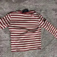 SAINT JAMES 赤と白　ストライプ 長袖カットソー