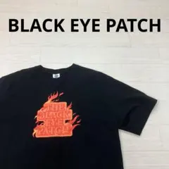 希少XLサイズ】ブラックアイパッチ☆両面ビックロゴ Tシャツ 即完売 