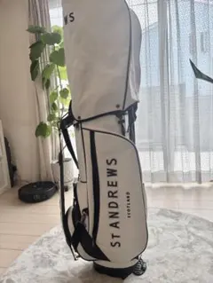 St ANDREWS キャディバッグ ホワイト⭐︎セルフバックインのサムネイル